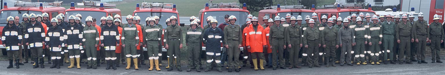 Waldbrandübung-Mitwirkende